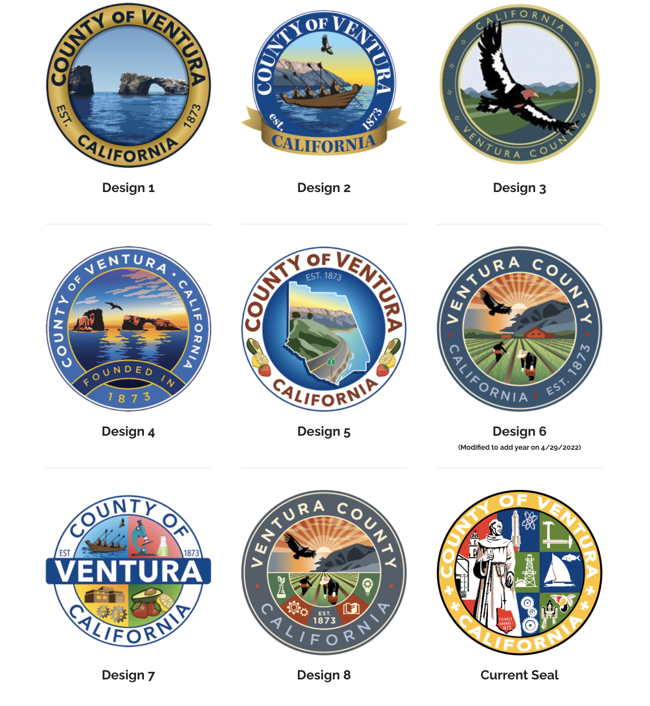 Last day to complete Seal Redesign Survey (County of Ventura