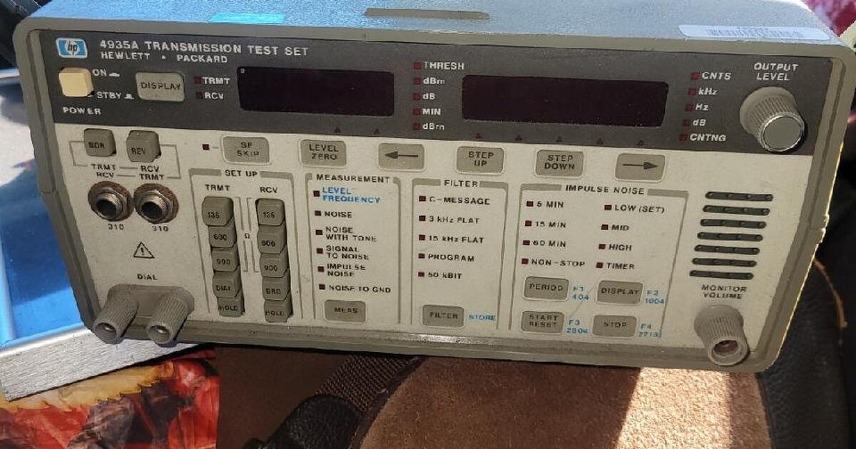 Hp 4935a Transmission Test Set Hp 4935a Transmission Test Set for 110 in Toms River, NJ Finds