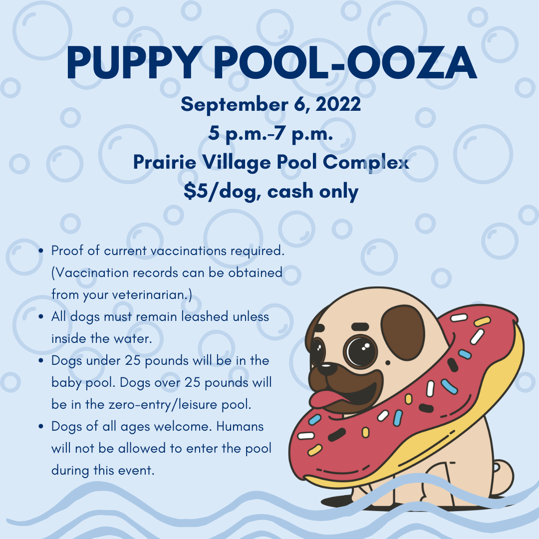 Puppy Poolooza (City of Prairie Village) — Nextdoor — Nextdoor