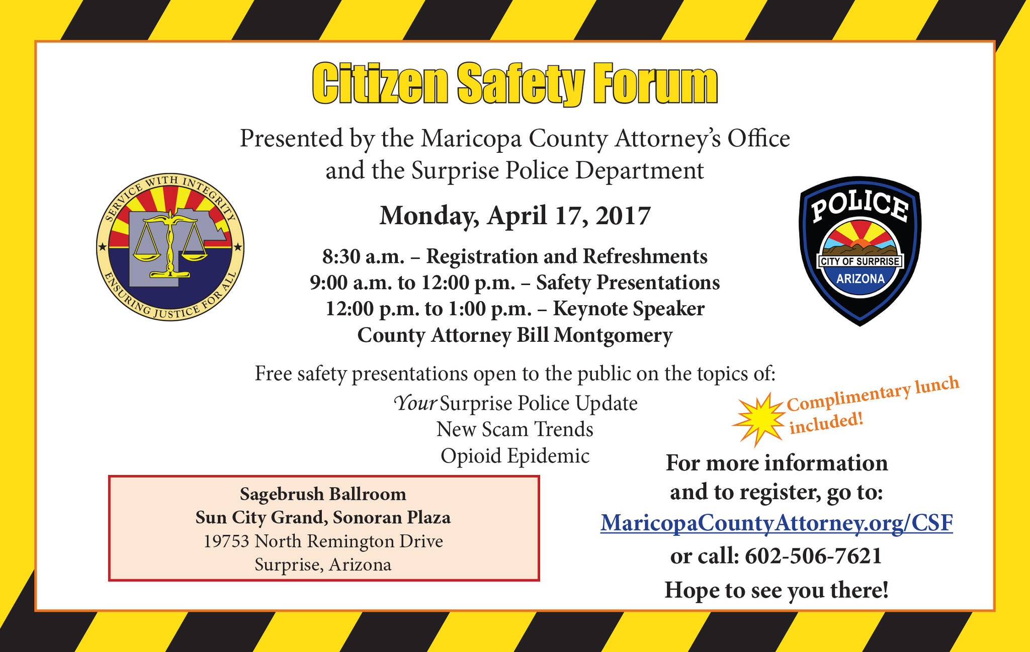 Citizen Safety Forum Offers Free Safety Education for West Valley Residents  (Maricopa County) — Nextdoor — Nextdoor