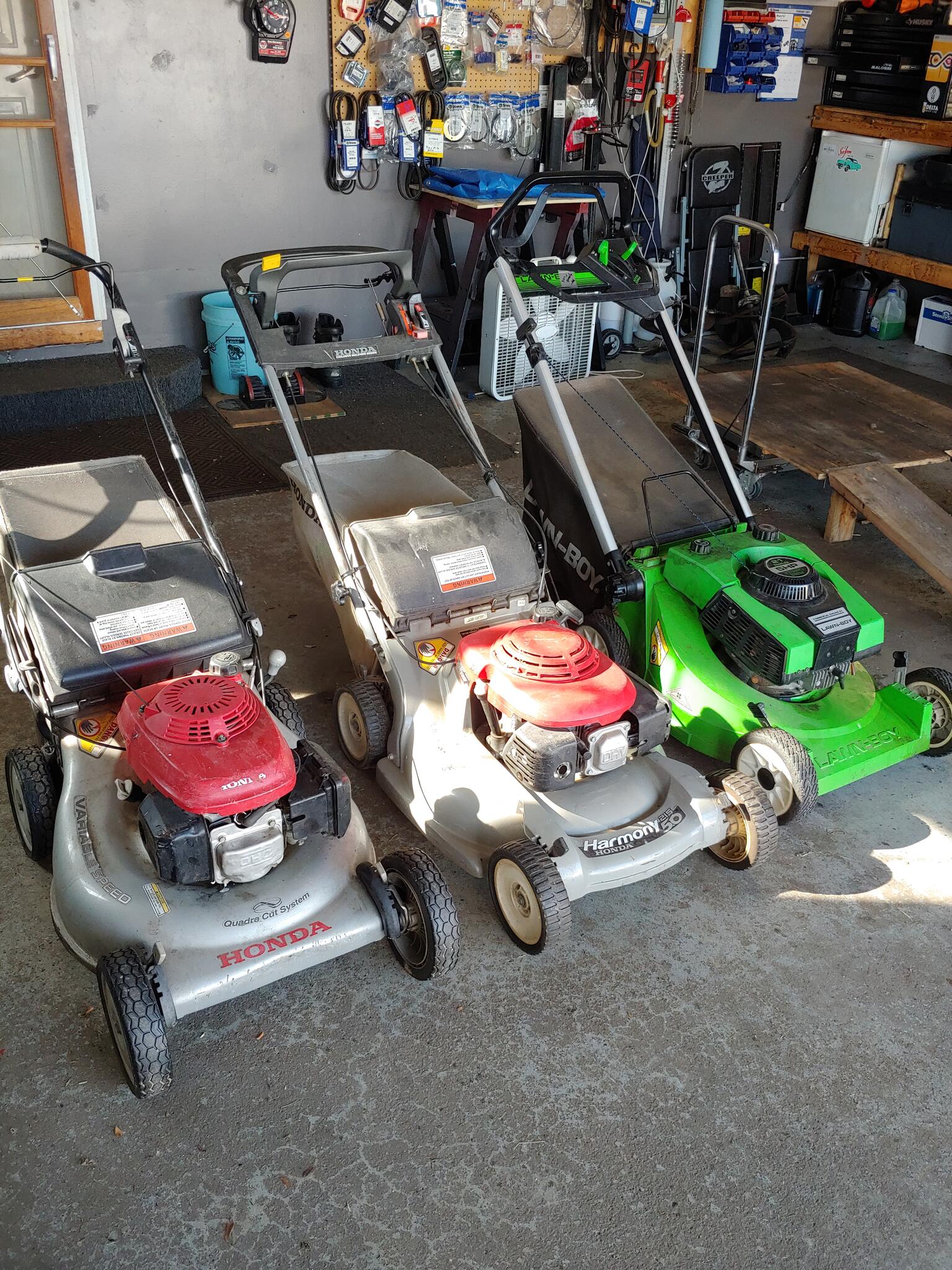 Harry's mower online repairs