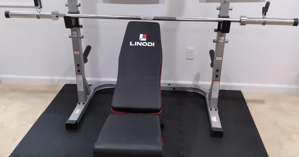 Weider Platinum Squat Rack and Olympic Bar for 120 in Lewes, DE For