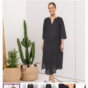 Tuckernuck Jamie Black Lace Maxi Dress
