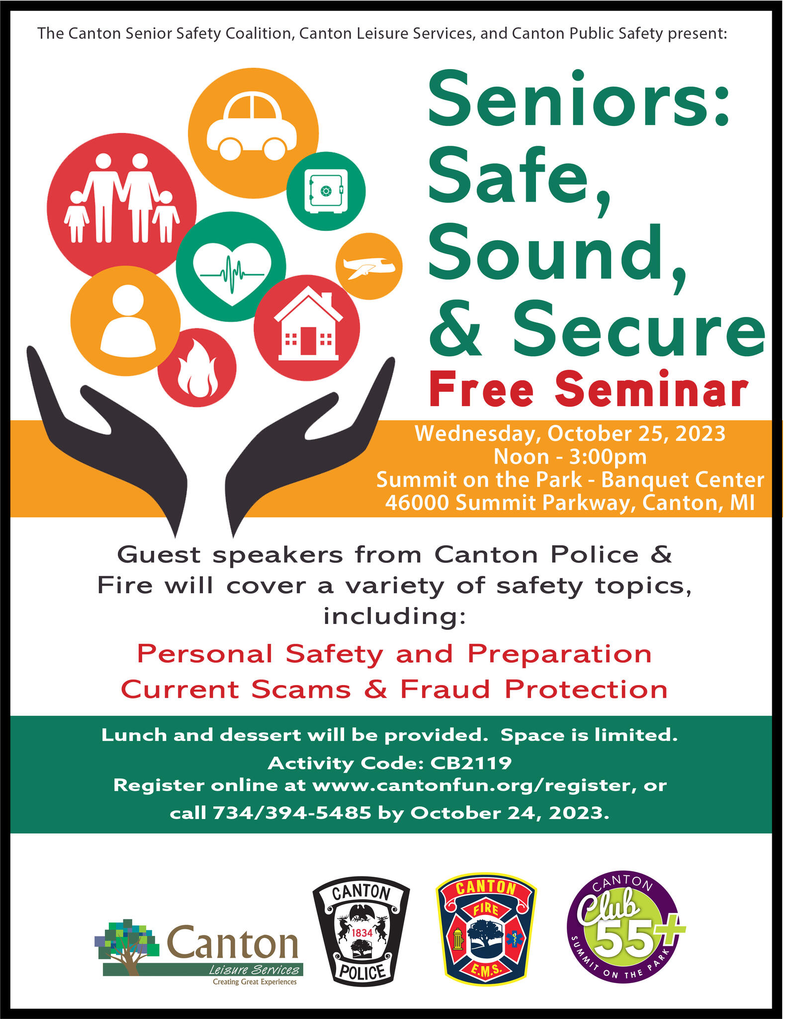 Safe, Sound & Secure 2023! (Canton Police Department) — Nextdoor — Nextdoor