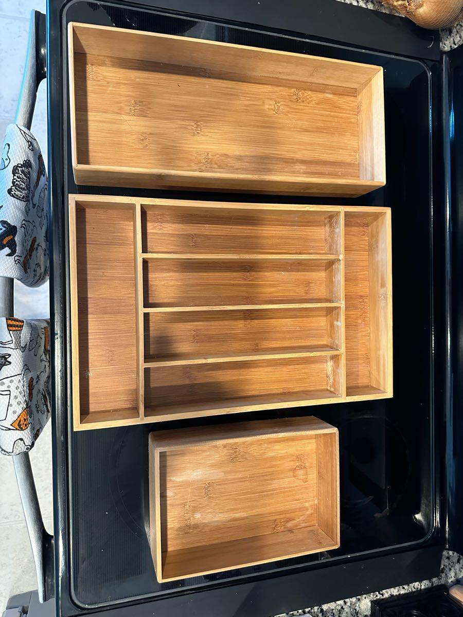 Bamboo Drawer Organizers