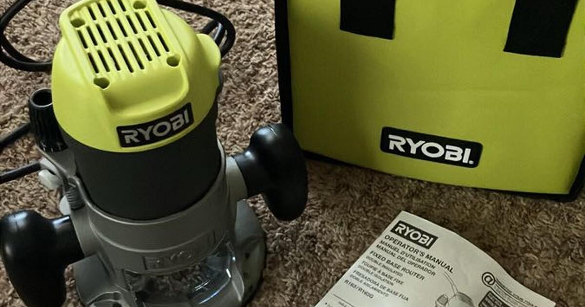Ryobi Router R163G with Carrying Case for $65 in Roseville, CA | For ...