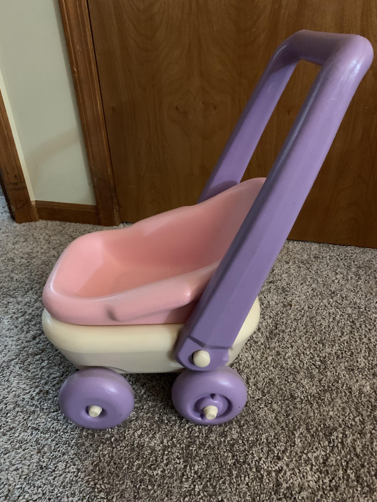 Vintage little sales tikes doll stroller