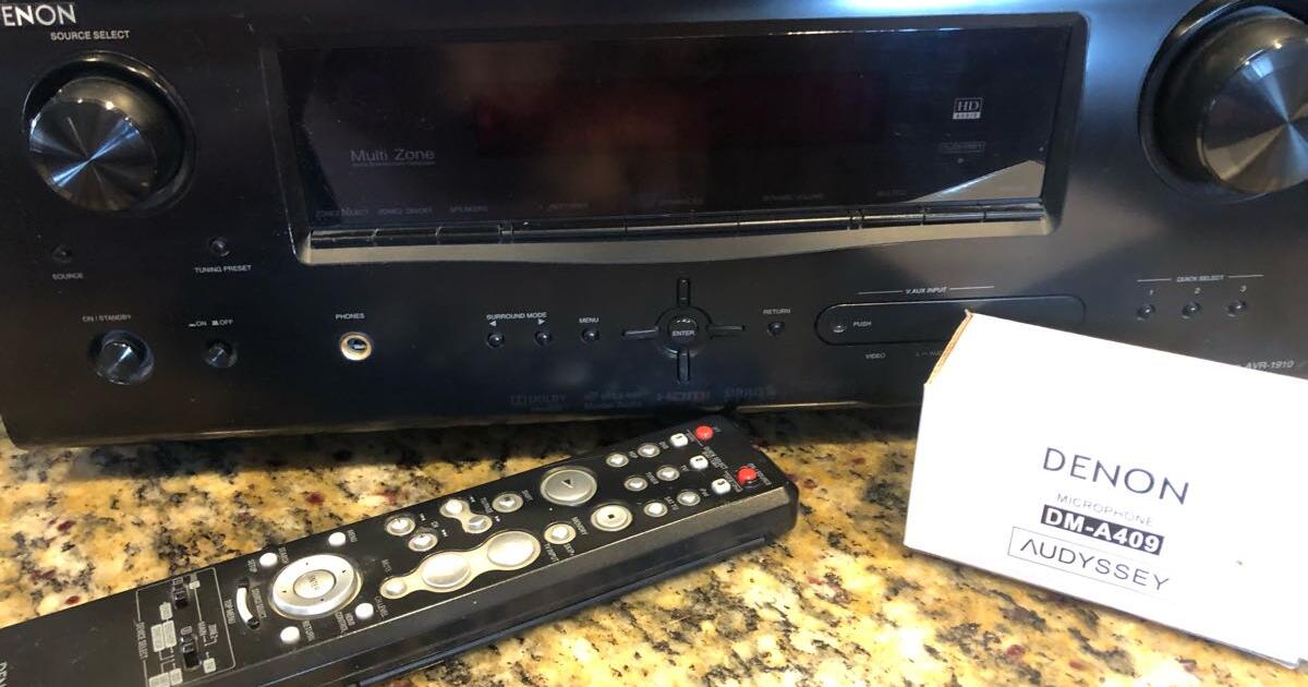 Denon Surround Sound Receiver & Speakers, with Sony Subwoofer for 315