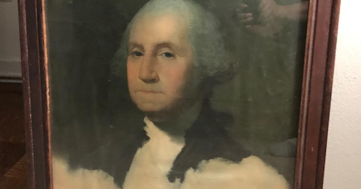 Vintage classroom george washington portrait for 35 in baton rouge la