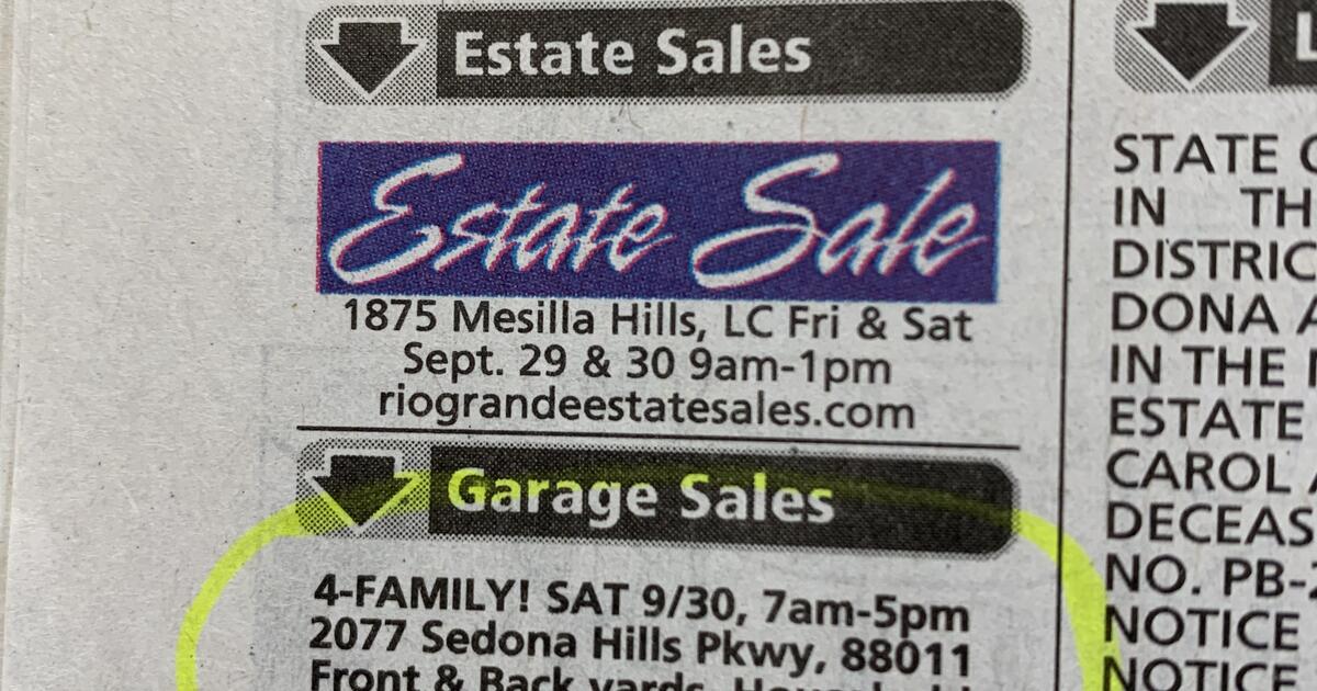 Garage Sale2077 Sedona Hills Pkwy, 88011 in Las Cruces, NM For