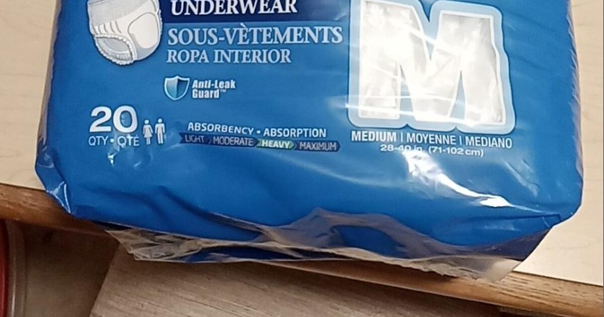 Incontinence Underwear Sizes M & L for Free in Indianapolis, IN For