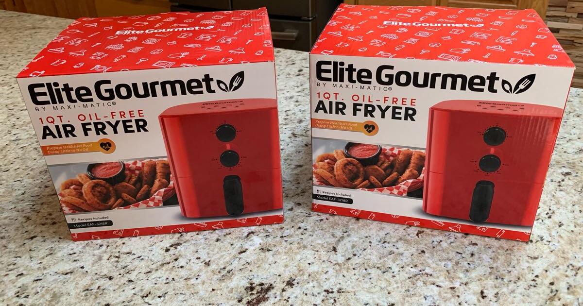 Two Brand New Elite Gourmet Eaf R Air Fryers Each For In Roscoe Il Finds