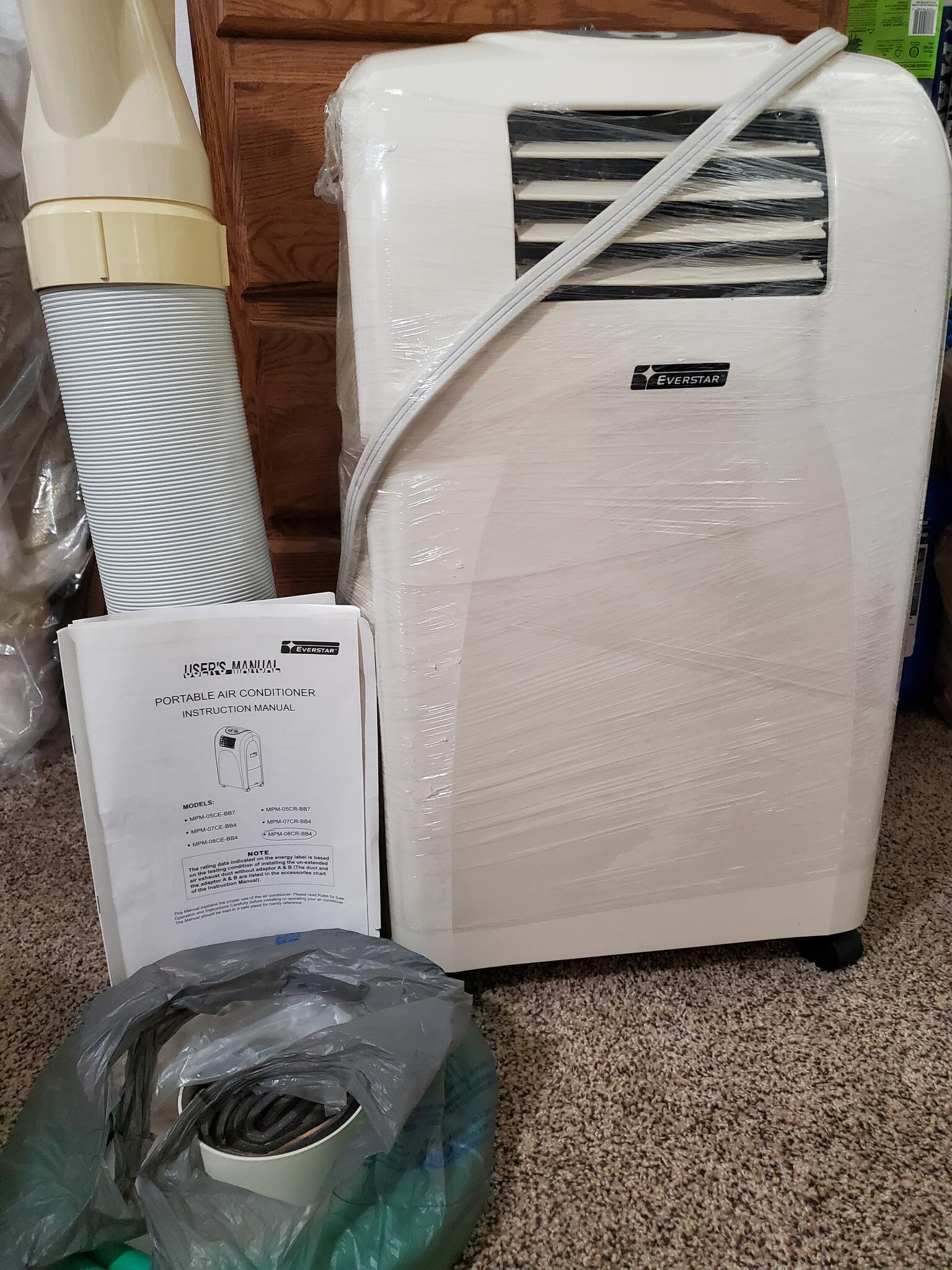 Everstar Portable Air Conditioner, Model MPM-08CR-BB4 for $100 in ...