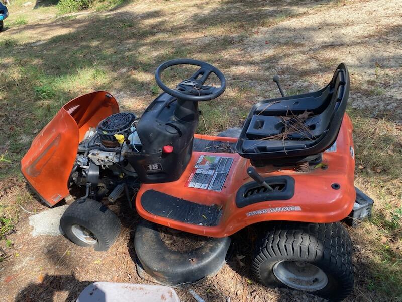 Orange Riding Lawn Mower for Free in Brooksville, FL | For Sale & Free ...
