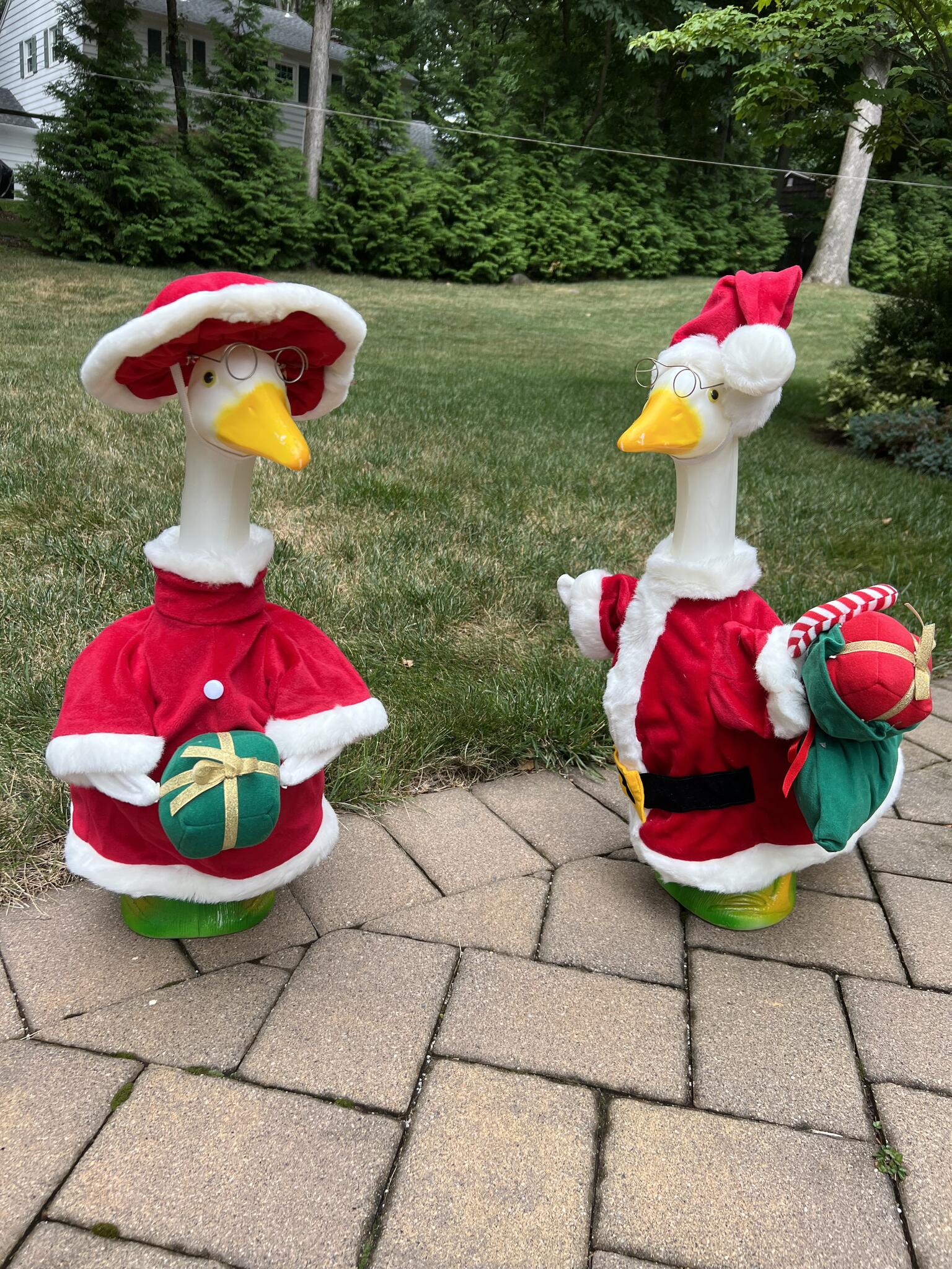 Porch Geese - Official Miles Kimball Yard Geese & Outfit Assortment For  $175 In Cedar Knolls, NJ