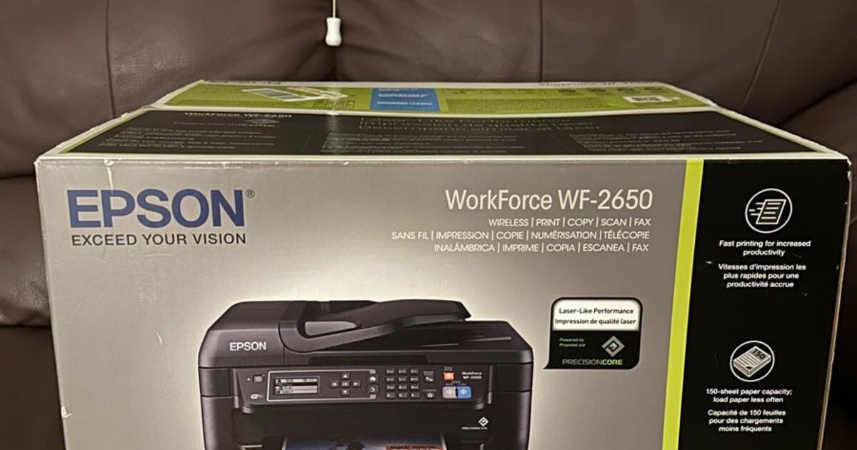 Epson Workforce 2650 Wireless Printer Scanner Copy Fax Brand New For 200 In Martinsville Nj 4730