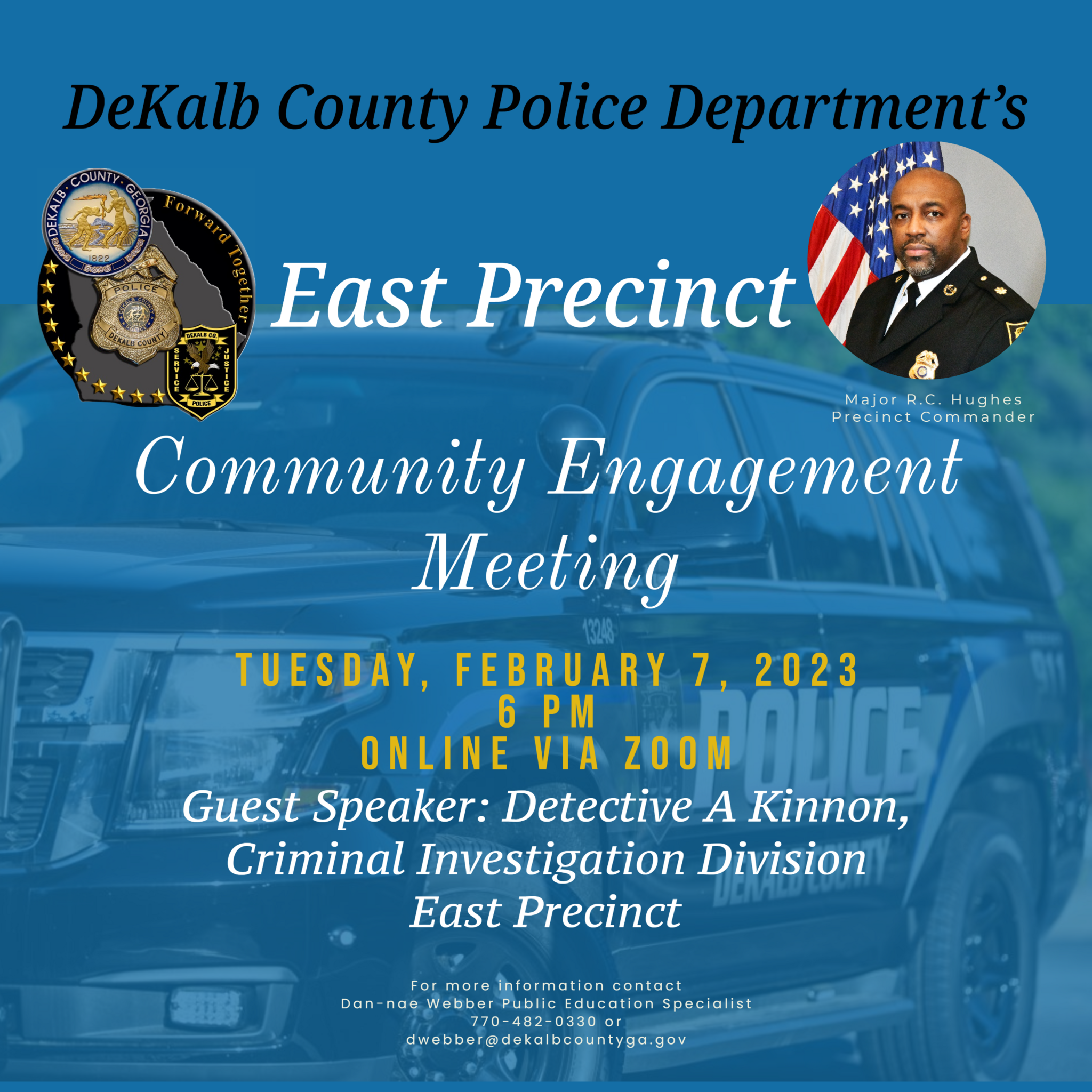 East Precinct's Community Engagement Meeting! (DeKalb County Police ...