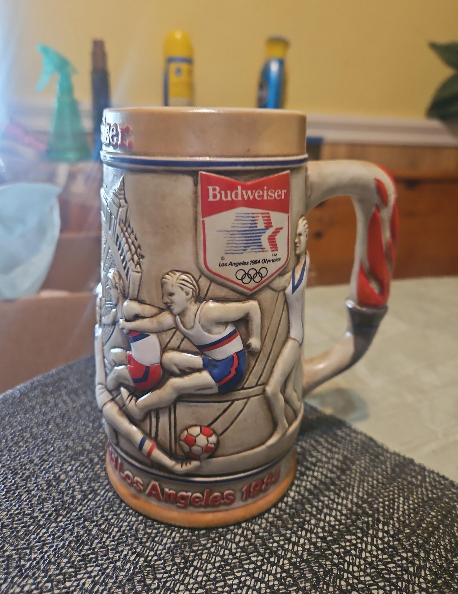 Budweiser Los Angeles 1984 Olympics 6.25" Ceramic Stein Anheuser-Busch Beer  Mug For $5 In Port Charlotte, FL | For Sale & Free  Nextdoor