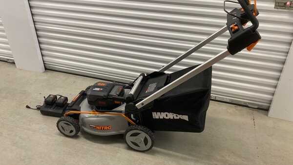 WORX WG753 40V Cordless Self-Propelled Lawn Mower Black WG753 - Best Buy