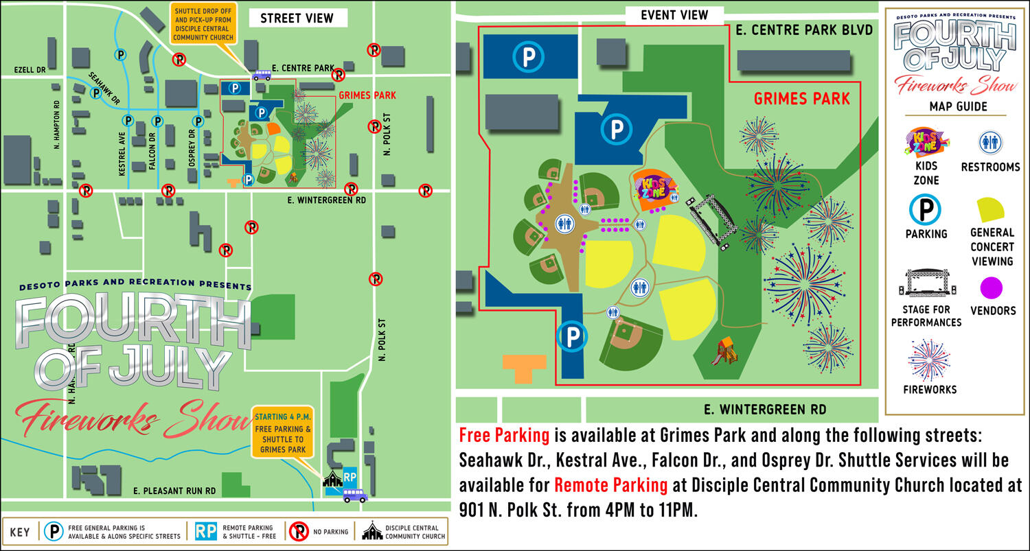 Join us on July 4th in Grimes Park (City of DeSoto) — Nextdoor — Nextdoor