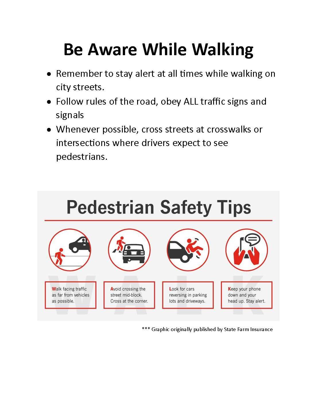 Pedestrian Safety Tips - State Farm®