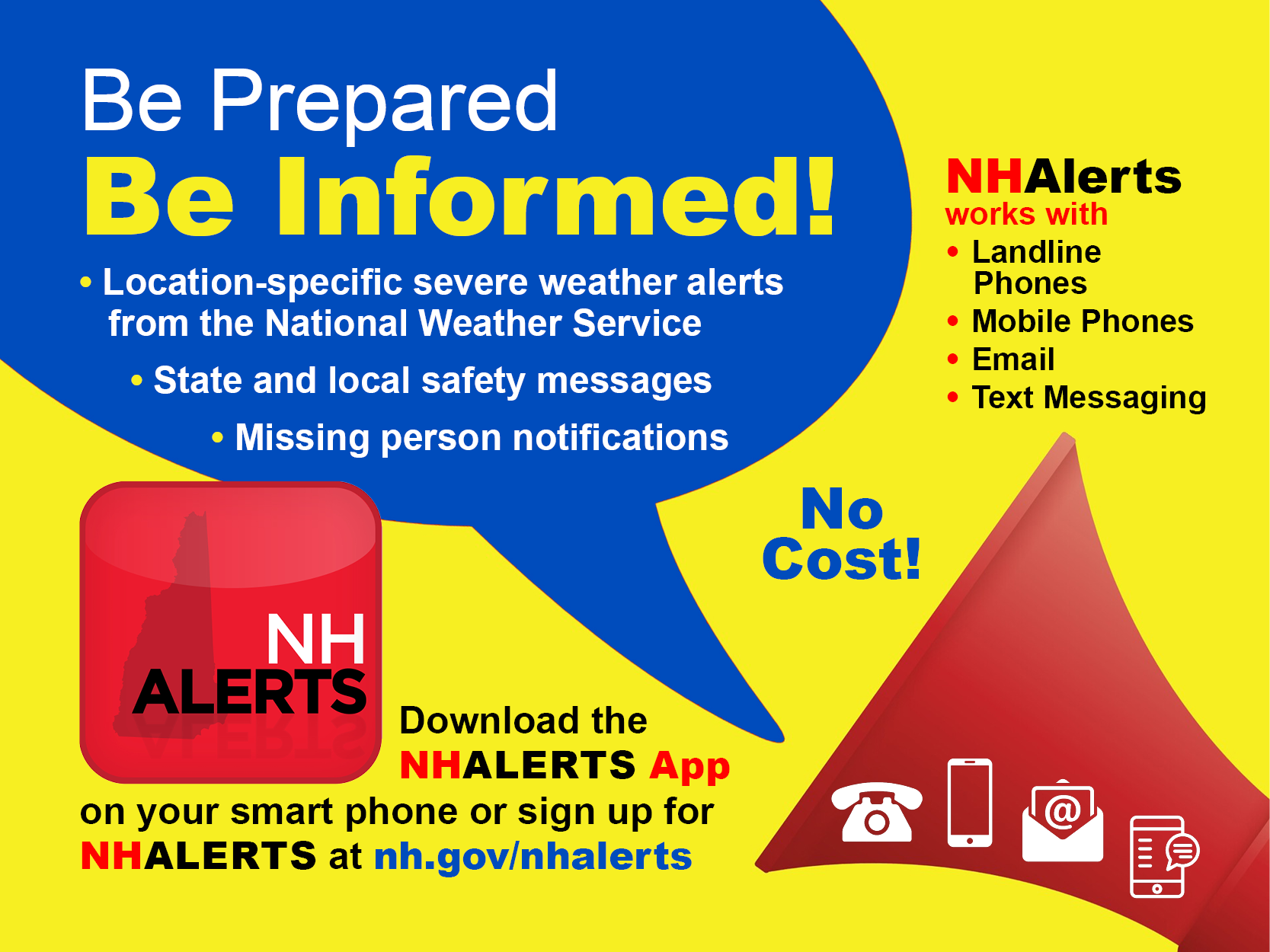 Stay informed of weather changes in NH (New Hampshire Homeland Security ...