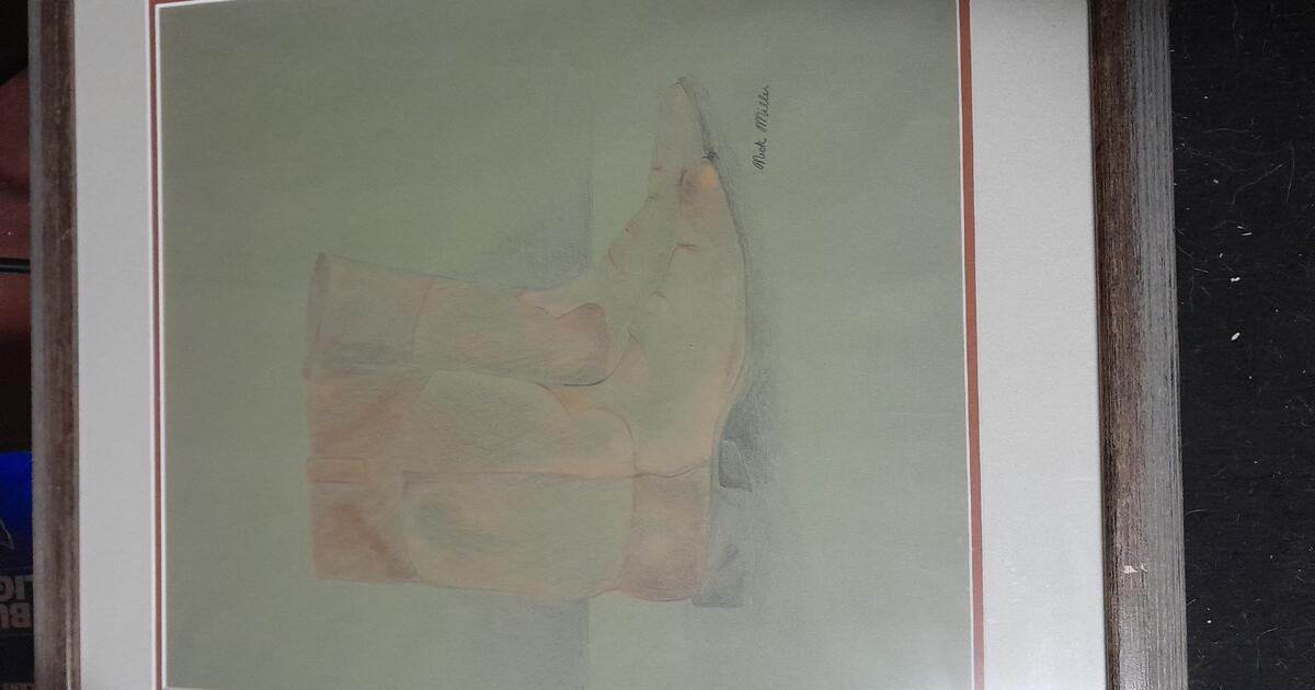 Original Drawing Of Cowboy Boots For 25 In Goodyear AZ For Sale Original Drawing Of Cowboy Boots For 25 In Goodyear AZ For Sale