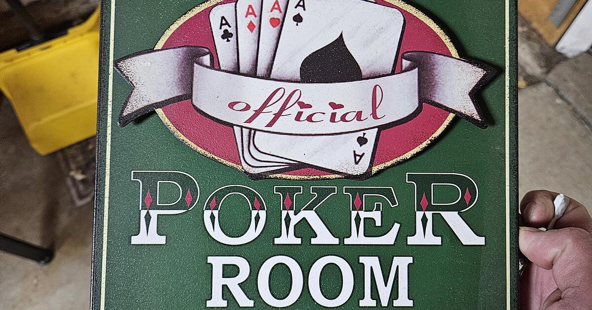 Neighborhood poker room sign for free in littleton co for sale