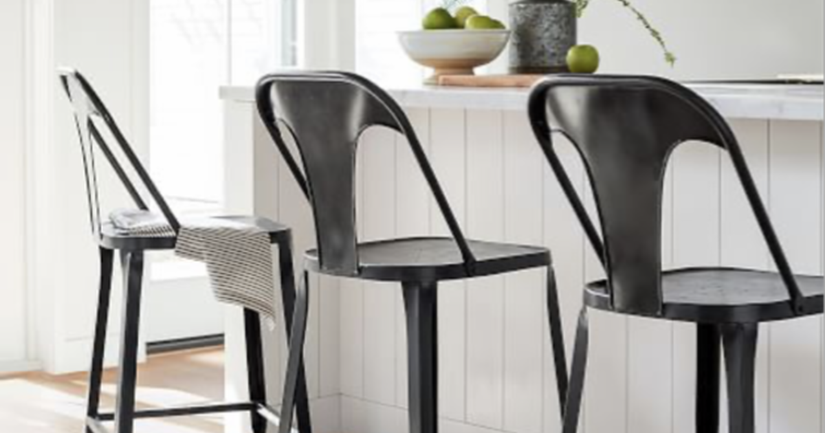 Four Pottery Barn Maxx Metal Counter Stool for Free in Tampa, FL For