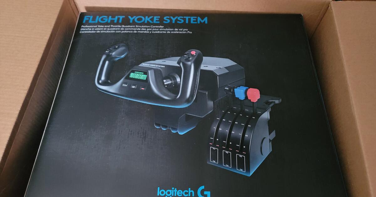 Logitech G Pro Flight Yoke System, Professional Simulation Yoke And 